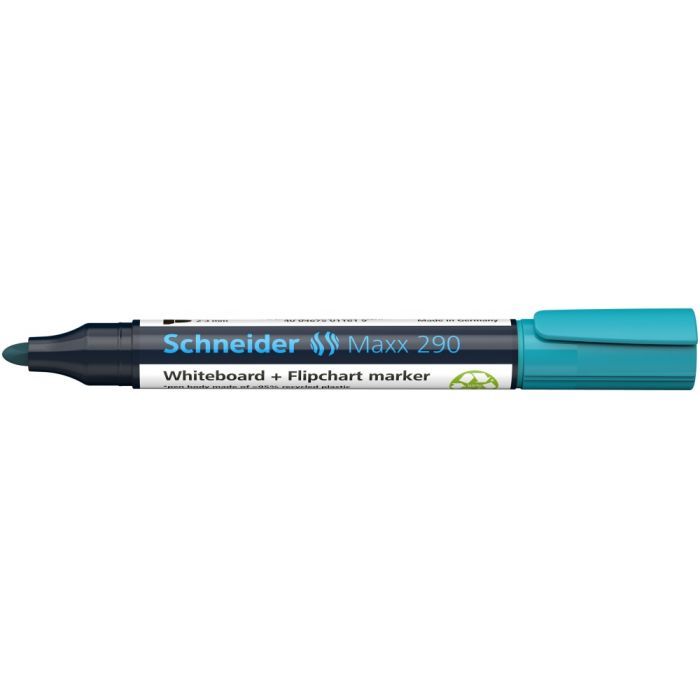 Маркер Schneider MAXX для досок и флипчартов 290, бирюзовый (S129114)
