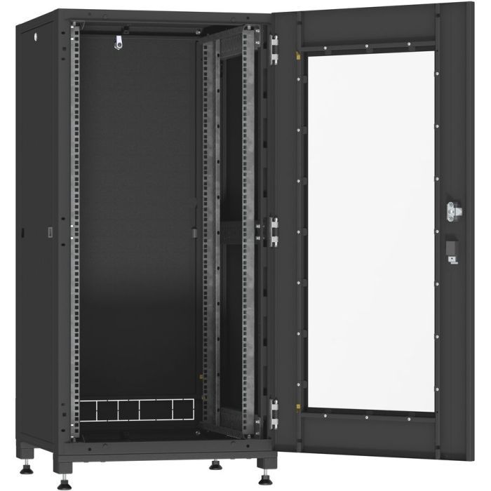 Шкаф напольный Ipcom 24U, 600x800 (С-24U-06х08-ДC-ПГ-9005) (С-24U-06х08-ДC-ПГ-9005) изображение 2