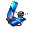 Зарядное устройство Armorstandart Wireless Charging H102 3 in 1 Magnetic Black (ARM78103) изображение 6