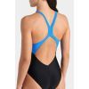 Купальник Arena Breath Swimsuit V Back Lb 008330-580 синій, чорний, бірюзовий 36 (3468337421962) изображение 5