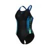 Купальник Arena Breath Swimsuit V Back Lb 008330-580 синій, чорний, бірюзовий 36 (3468337421962) изображение 7