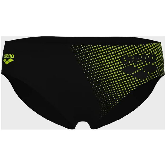 Плавки Arena Foggy Dots Swim Briefs 008482-506 чорний, жовтий 100 (3468337530909) изображение 6