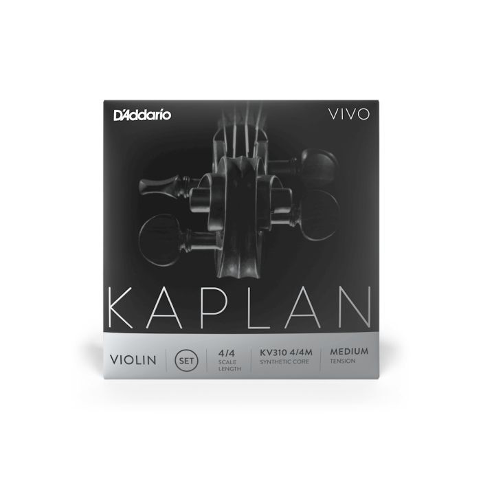 Струны для скрипки D'Addario Kaplan Vivo Violin String Set 4/4 Scale Medium Tension (KV310 4/4M)