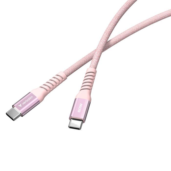 Дата кабель USB-C to USB-C 1.2m Magnetic 60W blue Verbatim (31852) зображення 2