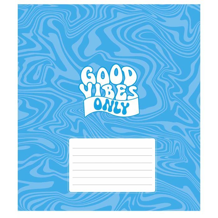 Тетрадь Школярик Good vibes only 18 листов линия (018-3561L) изображение 3