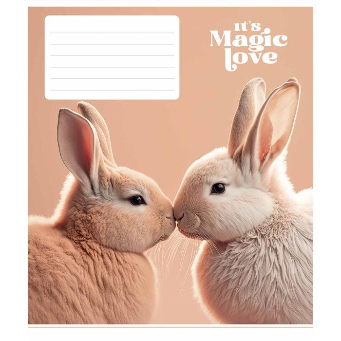 Тетрадь Школярик It's a magic love 12 листов линия (012-3300L) изображение 5