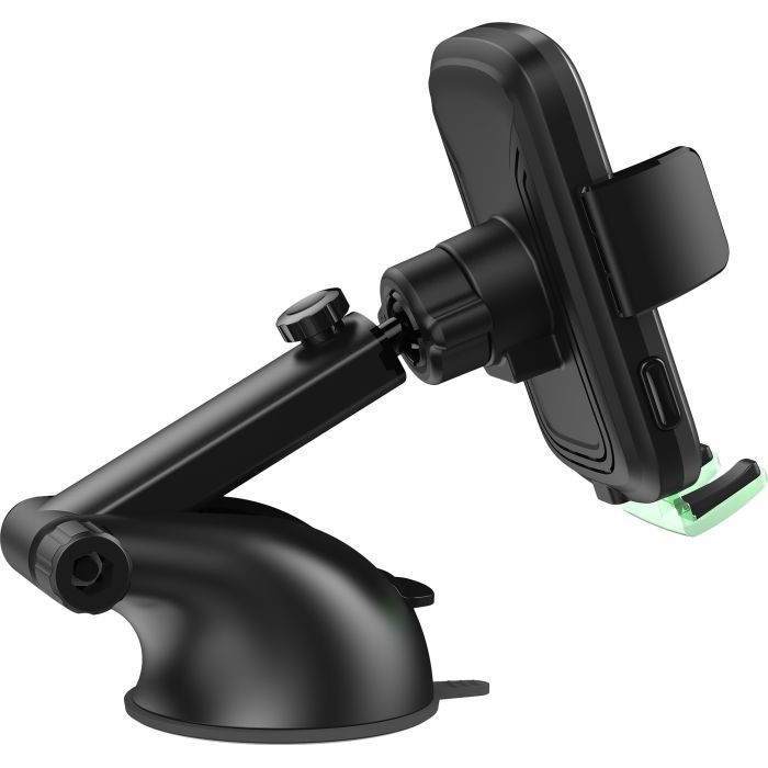 Універсальний автотримач 2E 4.7-7", Wireless Qi 15W, USB-A/QC/3.0/30W, USB-С/PD/30W (2E-WCQ01-10) зображення 4