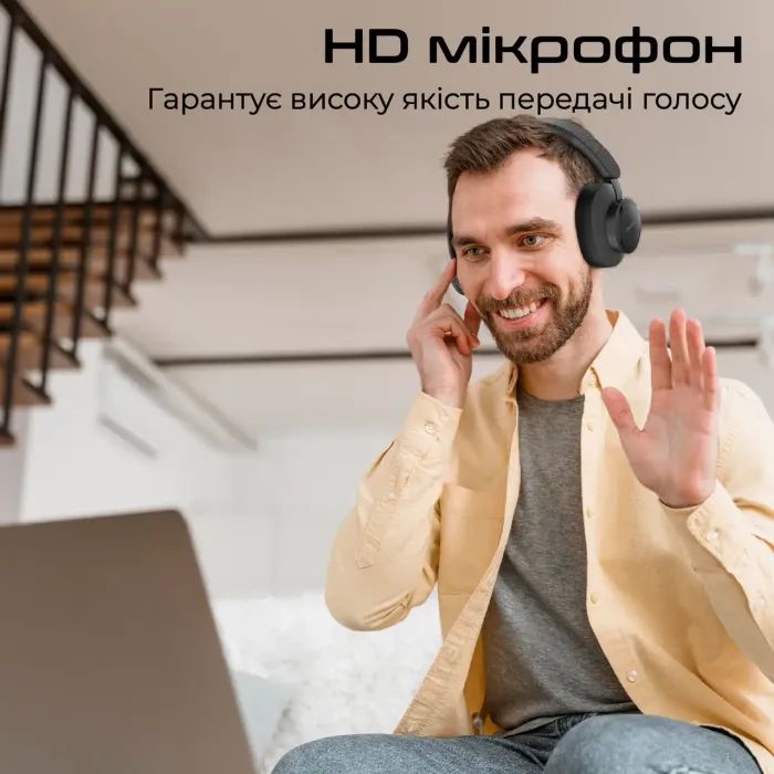 Наушники Promate Takt Black (takt.black) изображение 8