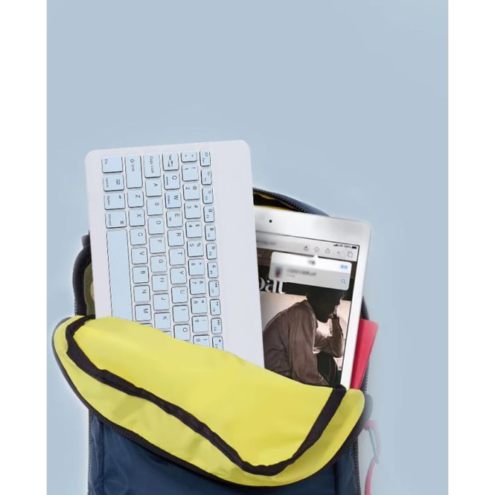 Клавиатура BeCover (245х150 мм) Bluetooth UA Light Blue (713407) изображение 6
