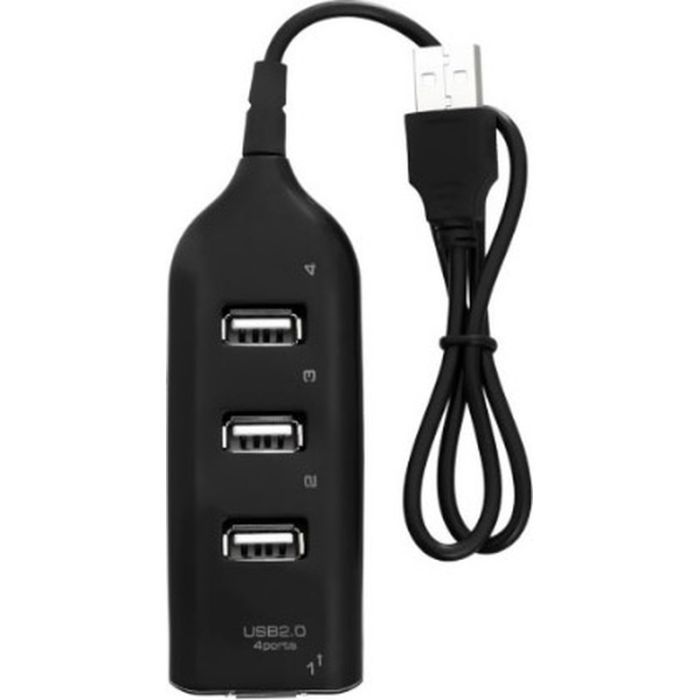 Концентратор Voltronic USB 2.0 to 4xUSB black (DNS-HUB4-OB) зображення 2