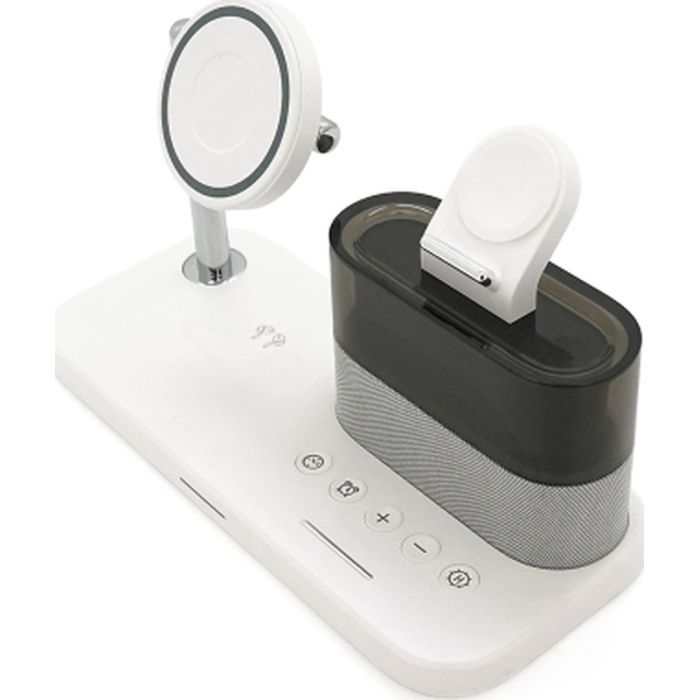 Зарядное устройство Voltronic 5-in-1 Wireless Charging Station Smartphone + Watch + Earbuds black (BZ/C-09) изображение 3