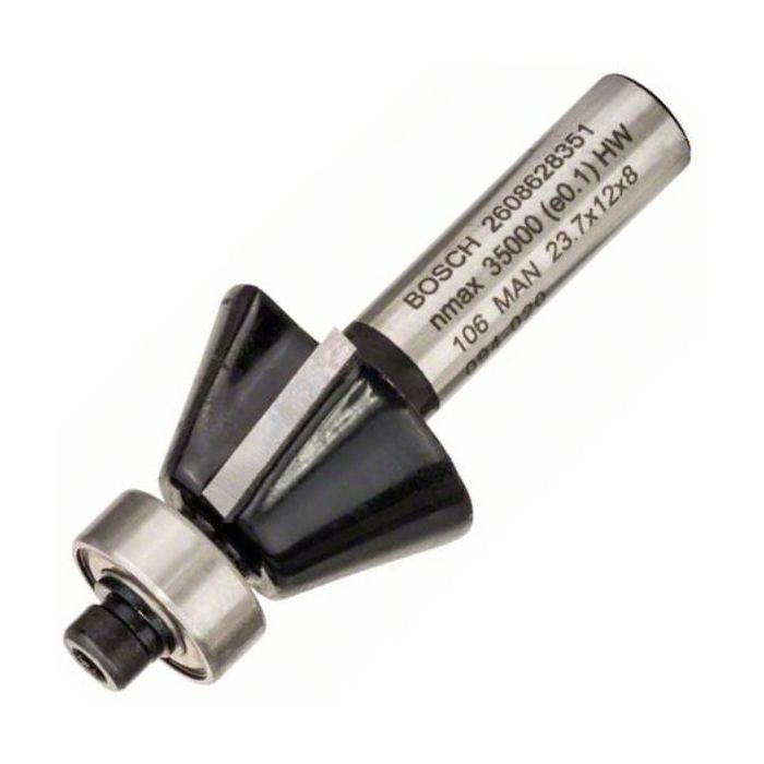 Фреза Bosch Professional фасонна, Std, S8, D23.7 В5.5, L12 25° (2.608.628.351)