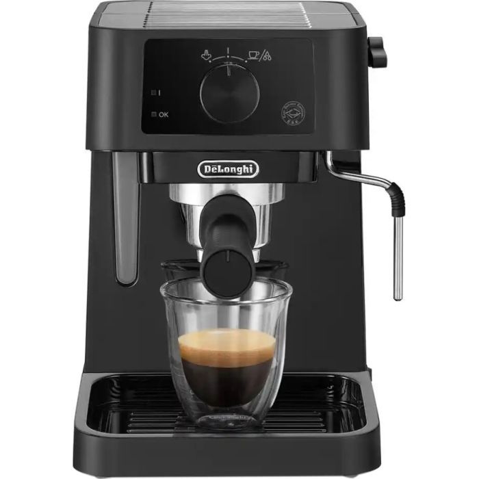 Ріжкова кавоварка еспресо DeLonghi EC 235 BK зображення 2