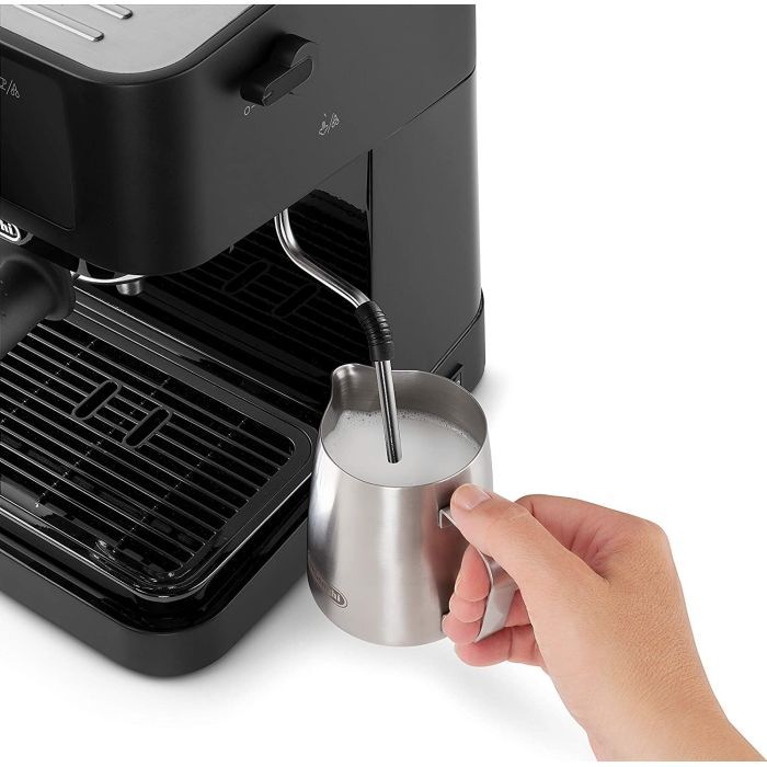 Ріжкова кавоварка еспресо DeLonghi EC 235 BK зображення 5