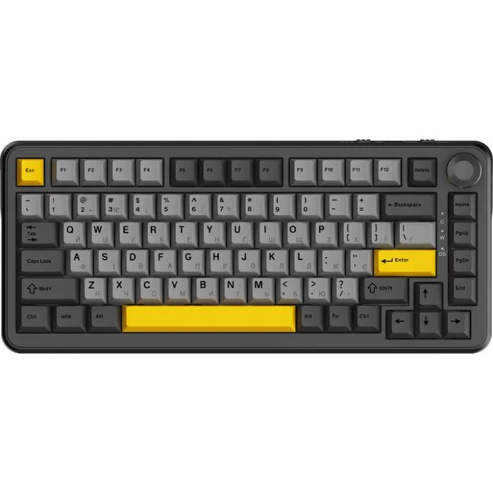 Клавиатура Ajazz AK820 MAX Magnetic Switch RGB USB Black (AK820MAX-WM-BGY)