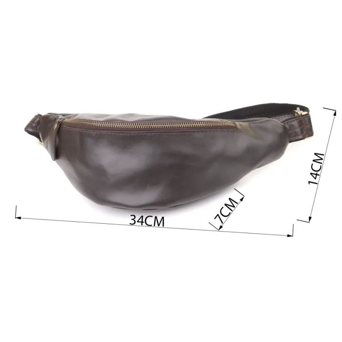 Сумка Shvigel Из натуральной кожи Коричневая (23144) изображение 3