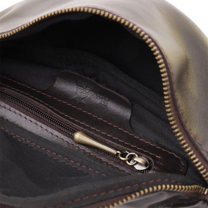 Сумка Shvigel Из натуральной кожи Коричневая (23144) изображение 7