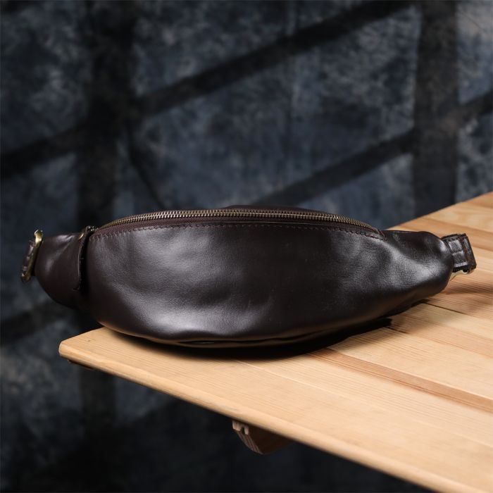 Сумка Shvigel Из натуральной кожи Коричневая (23144) изображение 9