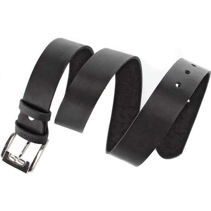 Ремень Shvigel Мужской кожаный Черный (10084) изображение 2