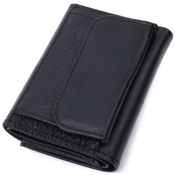 Гаманець ST Leather З натуральної шкіри Чорний (22742) зображення 2
