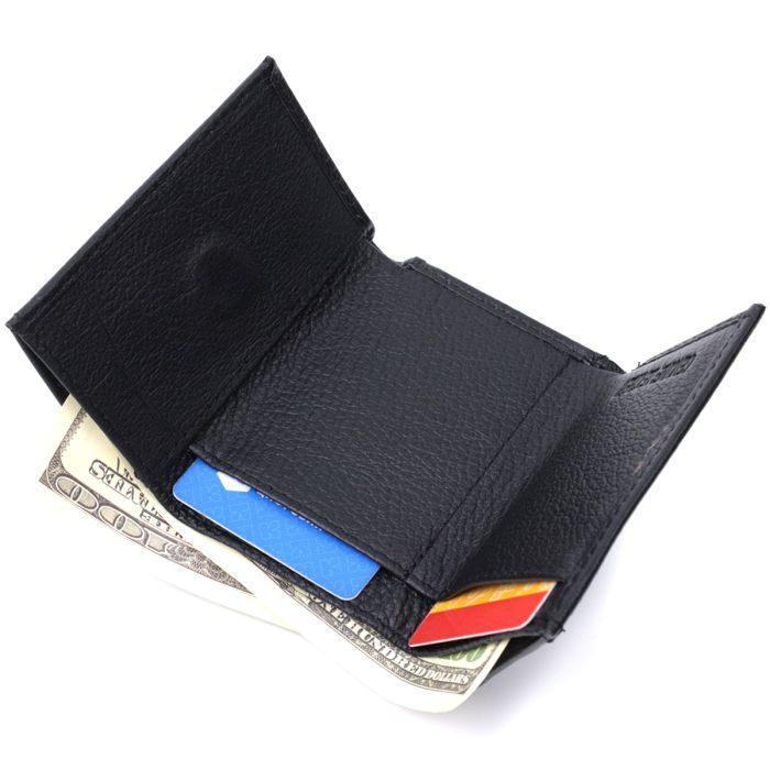 Кошелек ST Leather Из натуральной кожи Черный (22742) изображение 7