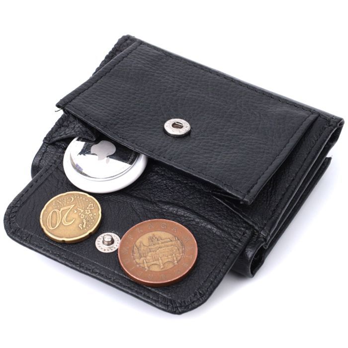 Кошелек ST Leather Из натуральной кожи Черный (22742) изображение 8