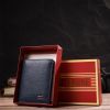 Гаманець Canpellini З натуральної шкіри Флотар Синій (21872) зображення 10