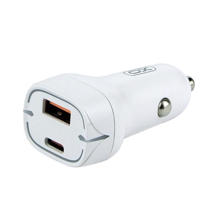 Зарядний пристрій XO 1xUSB QC3.0 + 1xUSB-C PD20W white (CC37-WH) зображення 2