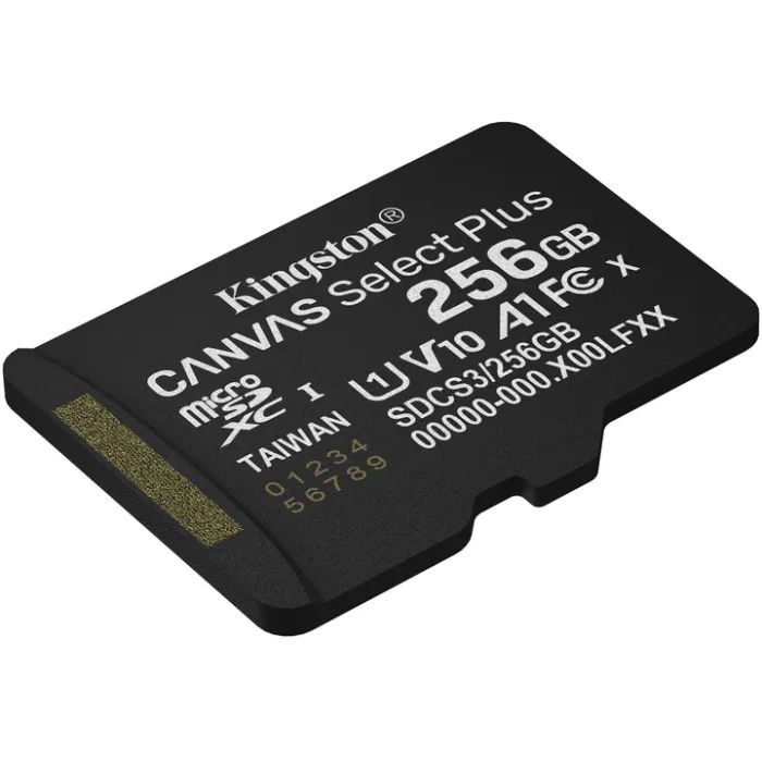 Карта памяти Kingston 256GB microSDXC class 10 UHS-I U1 V10 A1 Select Plus (SDCS3/256GBSP) изображение 2