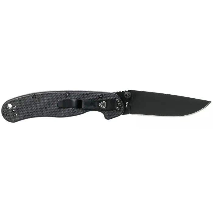 Нож Ontario Knife RAT II D2 Black, Black Blade (ON8830) изображение 2