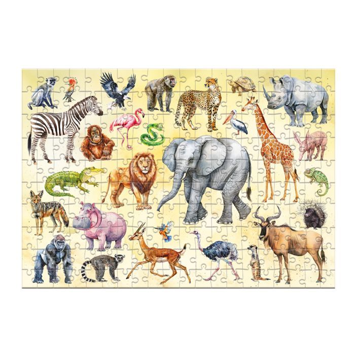 Пазл DoDo Монтессори Животные Сафари, 200 элементов (300628) изображение 3