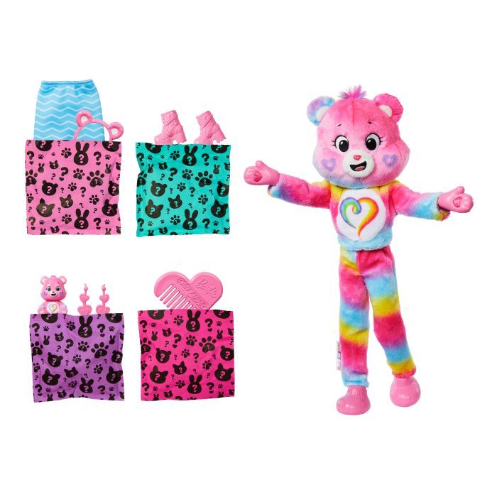 Кукла Barbie Cutie Reveal Care bears Новая волна Медвежонок Единство (JFV60) изображение 3
