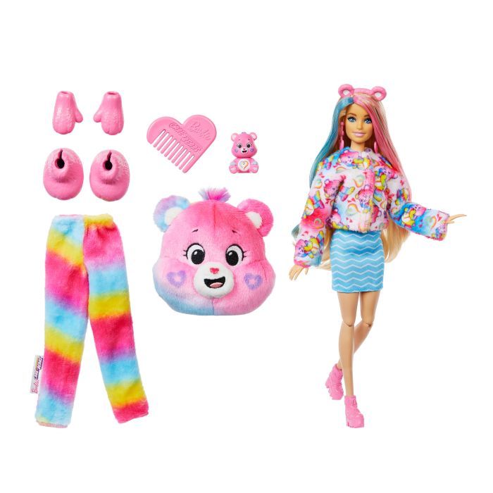 Кукла Barbie Cutie Reveal Care bears Новая волна Медвежонок Единство (JFV60) изображение 4