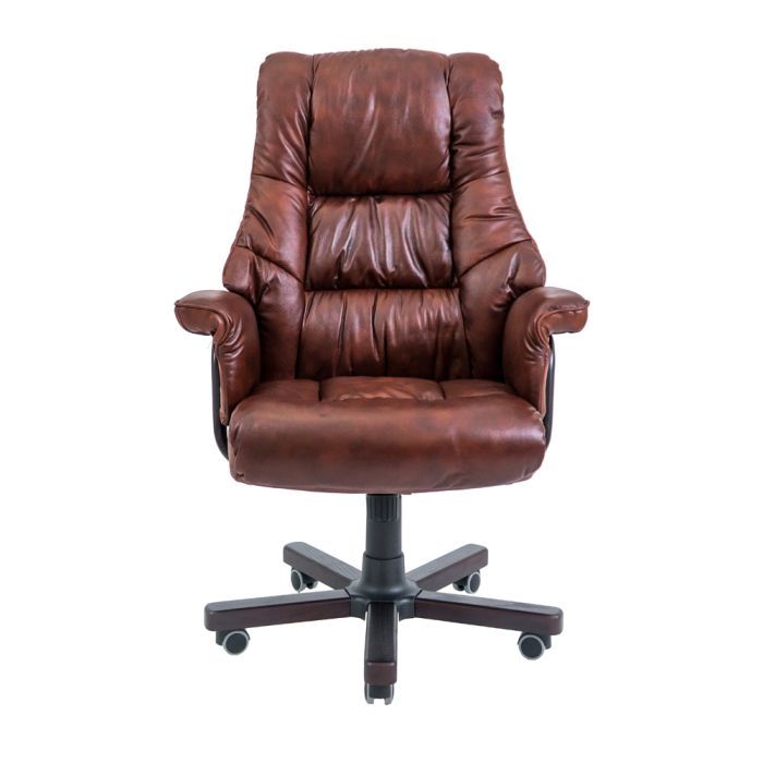 Офисное кресло Richman Конгресс Вуд M-2 Широкий (Anyfix Wide) Кожа Люкс Коричневая (R00000051475) изображение 2