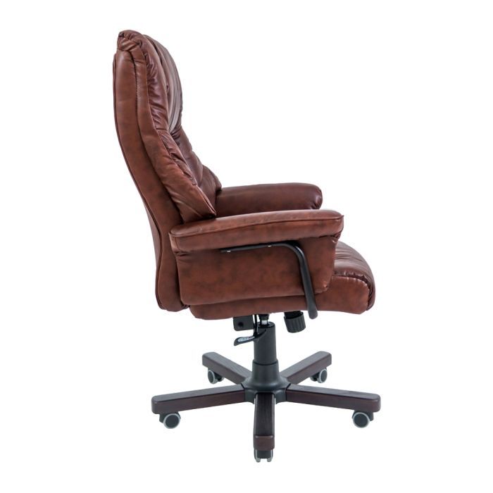 Офисное кресло Richman Конгресс Вуд M-2 Широкий (Anyfix Wide) Кожа Люкс Коричневая (R00000051475) изображение 3