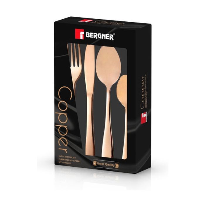 Набір столових приборів Bergner Copper, 16 предметів (BG-45182-CP) зображення 6