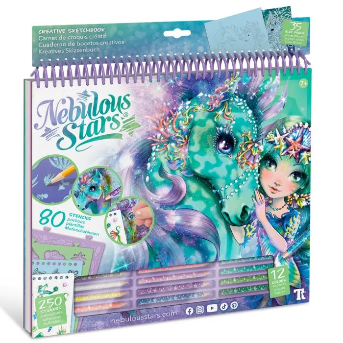Набор для творчества Nebulous Stars Скетчбук Легенда про Аріаза (11372)