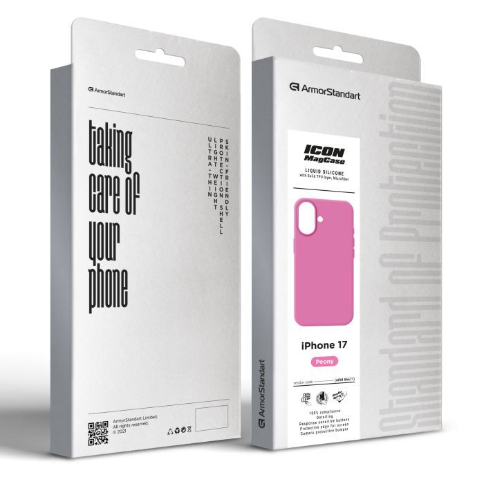 Чехол для мобильного телефона Armorstandart ICON2 MagCase Apple iPhone 17 White (ARM86673) изображение 2