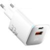 Зарядний пристрій Essager 1xUSB + 1xUSB-C 33W GaN white (ECTAC-JXB02-Z) зображення 2