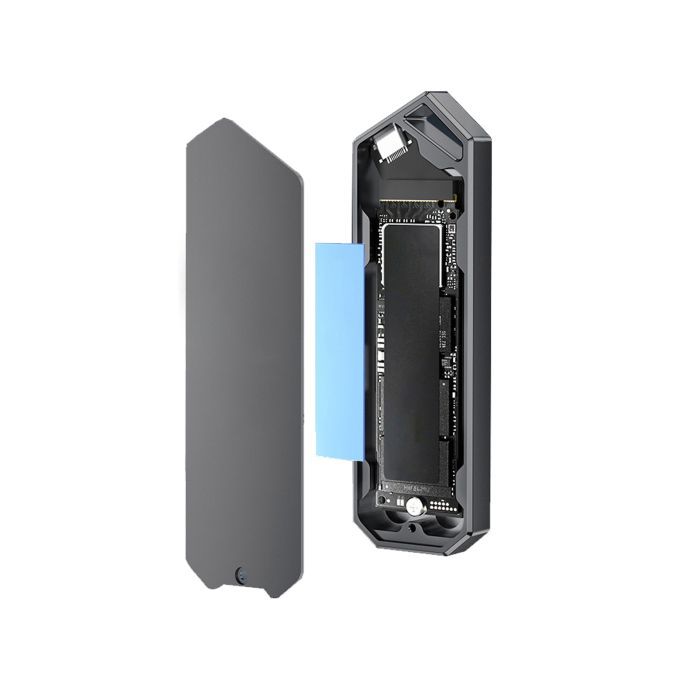 Карман внешний Dynamode M.2 SSD NVMe/SATA combo to USB3.2 GEN2 USB-C (DM-CAD-SSD14) изображение 5