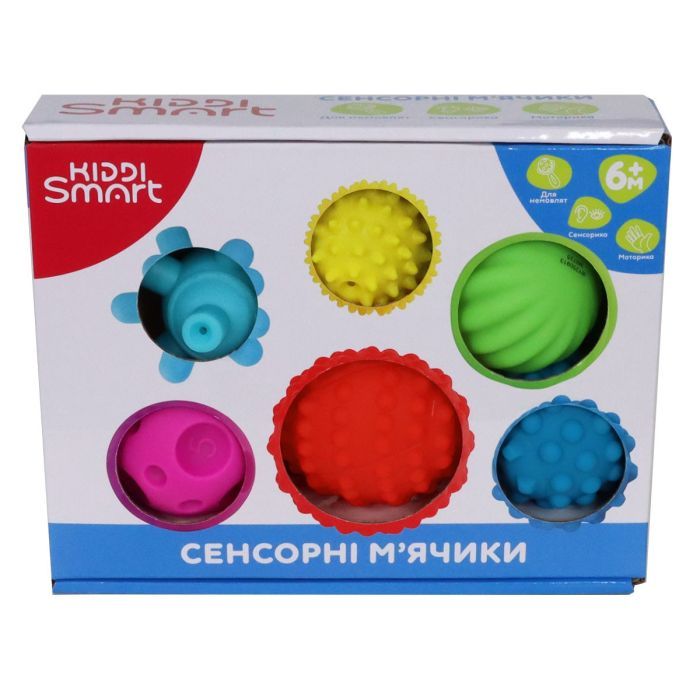 Развивающая игрушка Kiddi Smart Сенсорные мячики (4434-KS) изображение 5