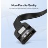 Кабель для передачи данных SATA 3 Data Cable 0.5m US217 Black UGREEN (30796) изображение 5