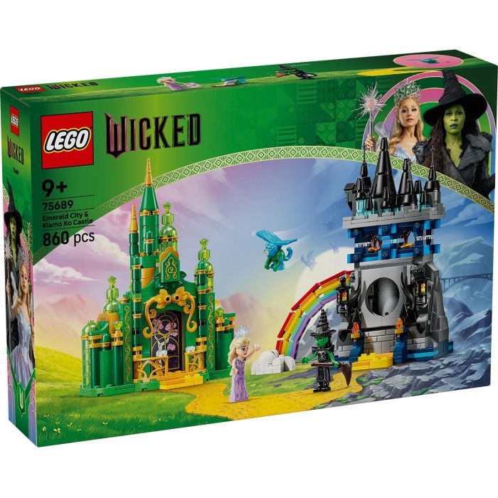 Конструктор LEGO Wicked Эмеральд-сити и замок Киамо Ко (75689) > цены в Киеве и Украине Конструктор LEGO Wicked Эмеральд-сити и замок Киамо Ко (75689)