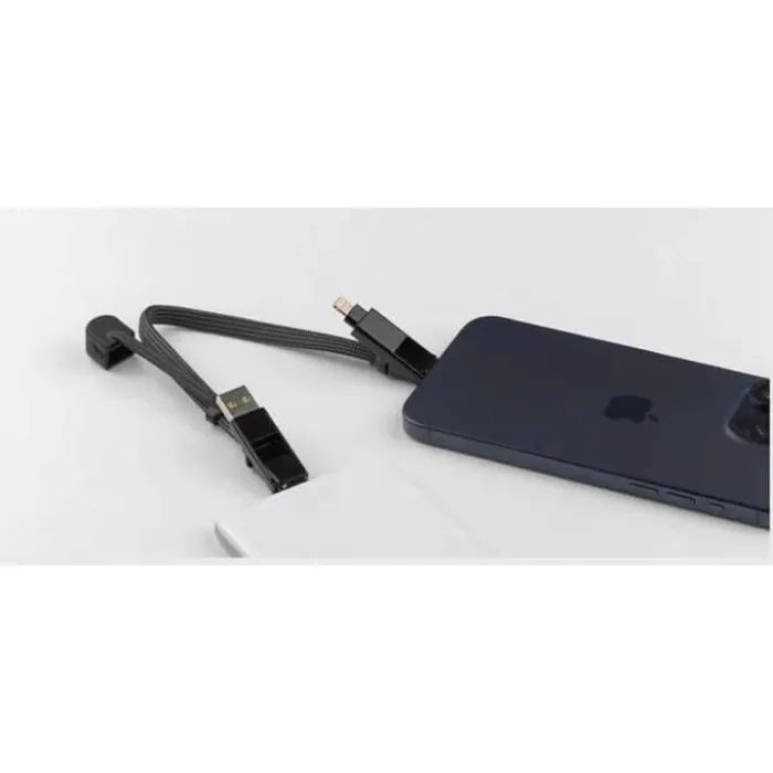 Дата кабель 6in1 inCharge XL 2.0m black Rolling Square (XLM01R) зображення 4