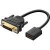 Перехідник DVI M to HDMI F 0.22m black Ugreen (20118)