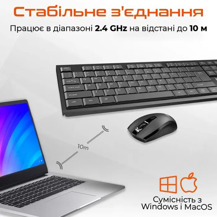Комплект Meetion C4120 Little Wireless UA Black (MT-C4120LITTLE-A-RUA) зображення 7