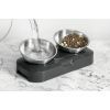 Посуд для котів Lapka Годівниця подвійна з металевими мисками (LPK-27) зображення 10