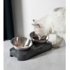 Посуд для котів Lapka Годівниця подвійна з металевими мисками (LPK-27) зображення 9