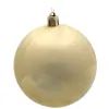 Ялинкова іграшка Chomik пластикові кульки 4 шт, 8 см, біло-золотисті (5900779897243) зображення 3