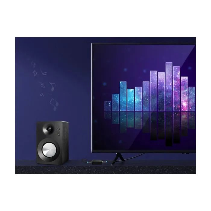 Кабель мультимедийный HDMI M to HDMI M 0.75m black Vention (AACBE) изображение 4